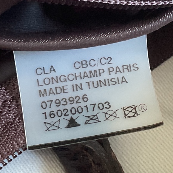 Longchamp Le Pliage - Python Leather + Heavy Nylon - Gently Pre-Loved - Picture 11 of 13